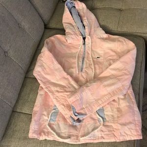 RARE Vineyard Vines Patchwork Quarter Zip Up